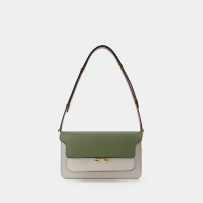 Marni Trunk Ew Crossbody -  - Multi - Leather In Multicoloured