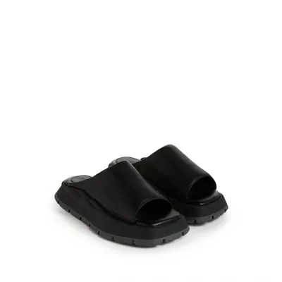 Eytys Leather Wedge Sandals