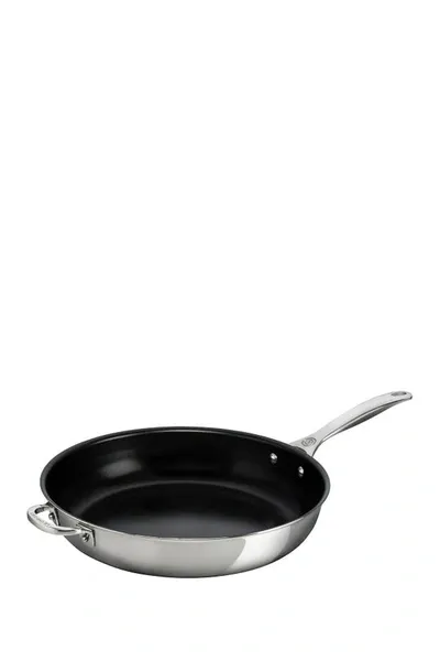 Le Creuset 12.5-inch Stainless Steel Nonstick Deep Fry Pan