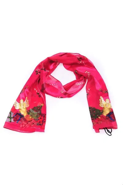 Daniele Alessandrini Scarf Scarves Foulard In Pink