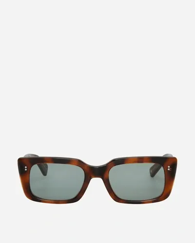 Garrett Leight Gl Square Sunglasses, 49mm In Brown