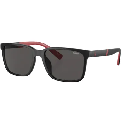 Ralph Lauren Polo Player Sunglasses Black