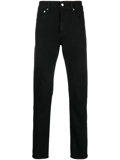 Calvin Klein Jeans Est.1978 Mid-rise Slim-cut Jeans In Black