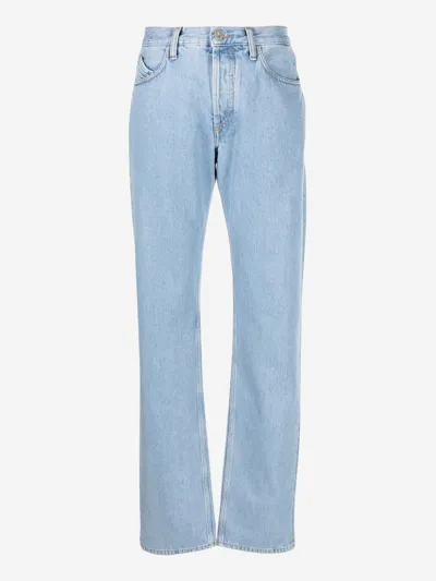 Attico Boyfriend Denim Jeans In Blue