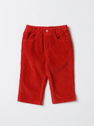 Il Gufo Babies' Pants  Kids Color Red