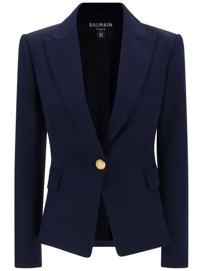 Balmain Blazer Jacket In Multicolor