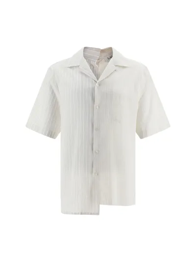 Lanvin Asymetric Shirt In Multicolor