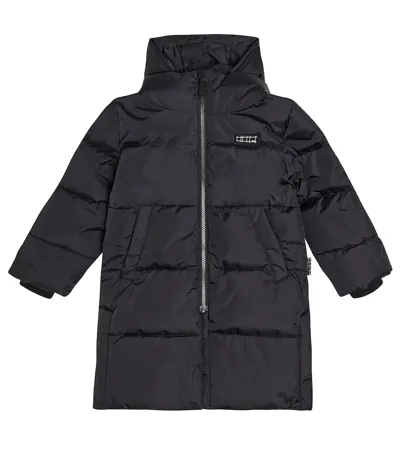 Molo Kids' Harper Puffer Coat In Black