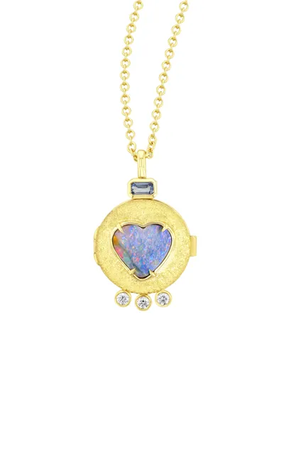 Future Fortune 18k Yellow Gold Love Potion Locket Necklace