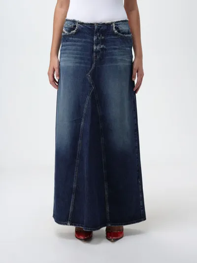 Diesel Denim Skirt In Blue