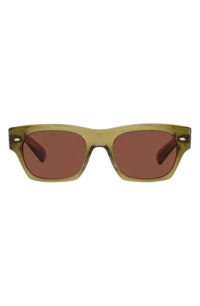 Oliver Peoples Unisex Sunglass Ov5514su Kasdan In Burgundy