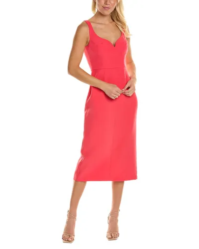 Halston Women's Kaylie Sweetheart Sheath Dress In Rhubarb