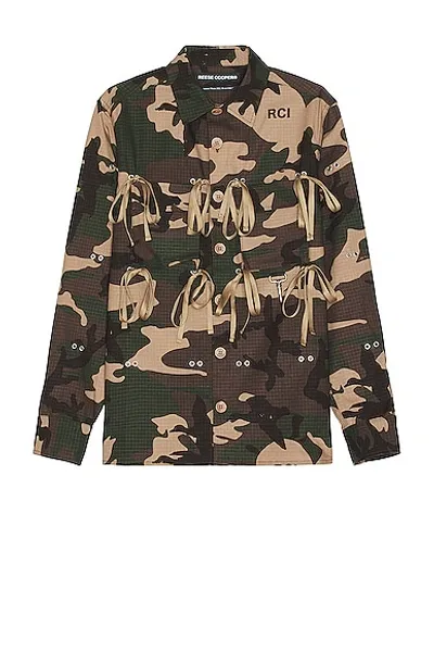 Reese Cooper Men's Desire Paths Modular Pocket Shirt Jacket In Camo