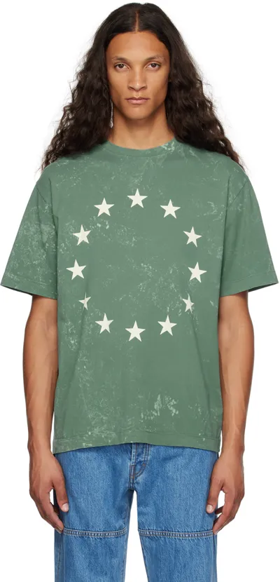 Etudes Studio Green Wonder Europa T-shirt In Bleached Blue