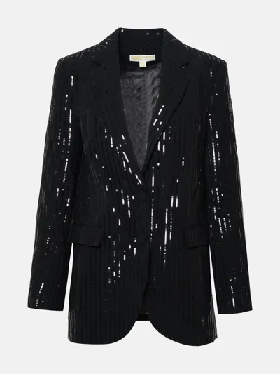 Michael Michael Kors Blazer In Black Triacetate Blend