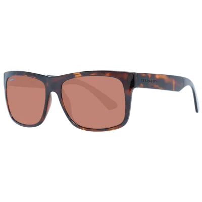 Pre-owned Serengeti Sonnenbrille 8371-au Positano 56 Unisex Braun