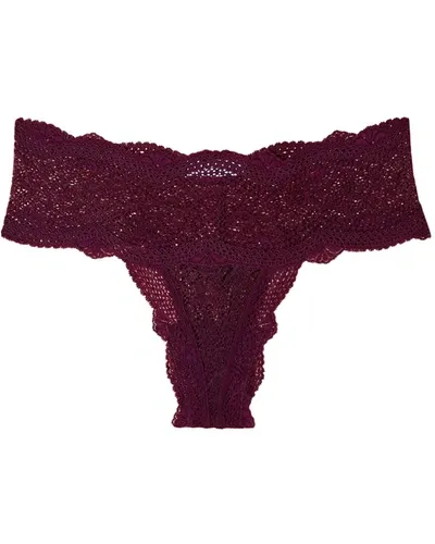 Cosabella Never Say Never Comfie Thong In Sindoor Red