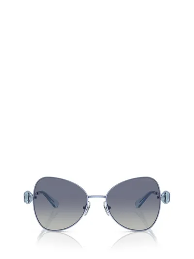 Swarovski Butterfly Frame Sunglasses In Blue