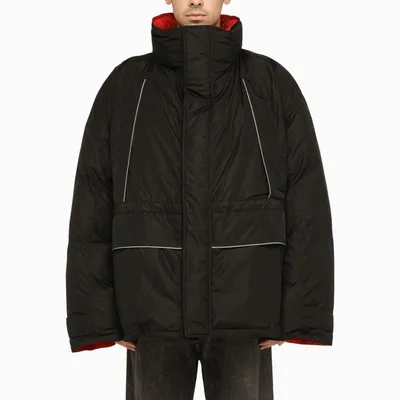 Balenciaga Wrap Parka In Black