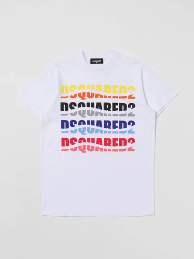 Dsquared2 Junior Kids' T-shirt  Kinder Farbe Weiss In White