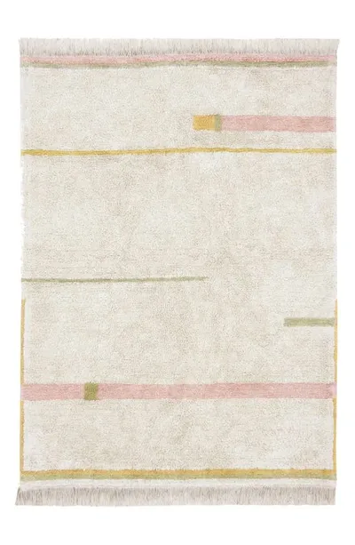 Lorena Canals Kids' Washable Rug Lanes Vintage In Vintage Nude