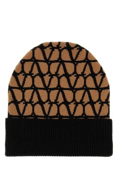 Valentino Garavani Toile Iconographe Cashmere Beanie In Multicolor