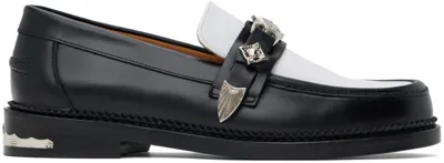 Toga Virilis Ssense Exclusive White & Black Loafers