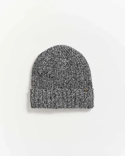 Reid Cotton Ribbon Beanie In Carbon Blue