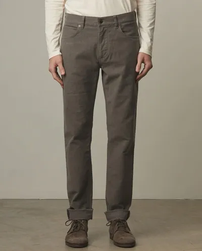 Reid Moleskin Jean In Charcoal