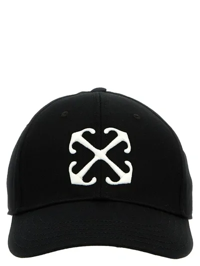 Off-white Hats E Hairbands In Blackwhite