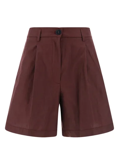 Forte Forte Shorts In Brown