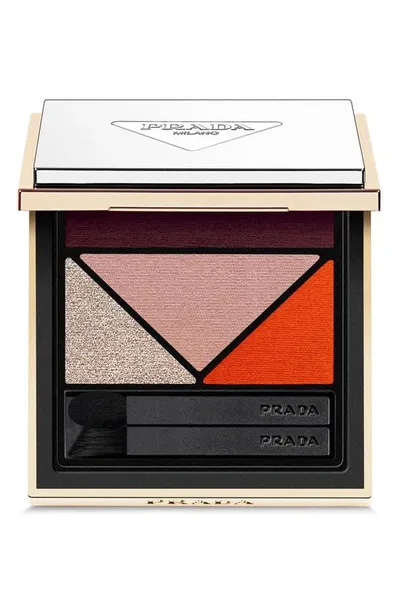 Prada Dimensions Multi-effect Refillable Eyeshadow Palette In 3 Pulse