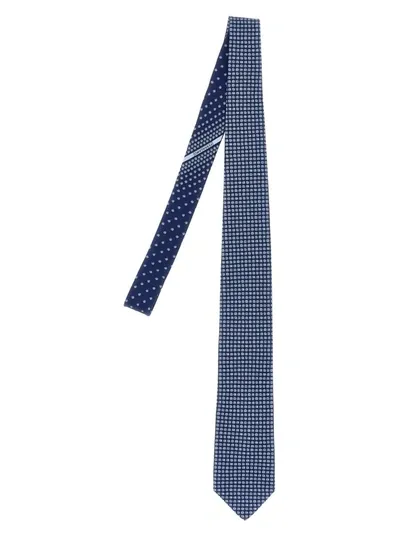 Ferragamo Salvatore  'tasto' Tie In Blue