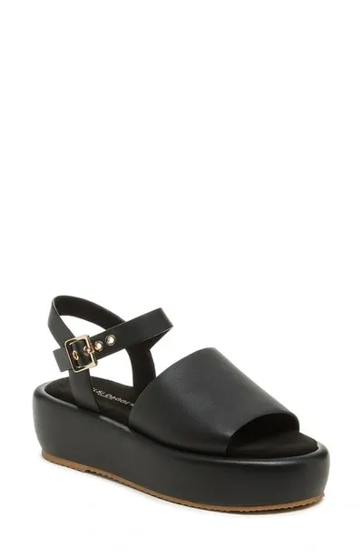 Kelsi Dagger Brooklyn Birdie Platform Sandals In Black