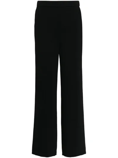 P.a.r.o.s.h Straight-leg Trousers In Black