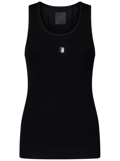 Givenchy 4g Embroidered Rib In Black