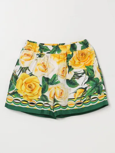 Dolce & Gabbana Short  Kids Color Yellow