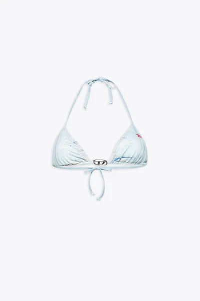 Diesel Bfb-sees-t Bikini Top In Blue