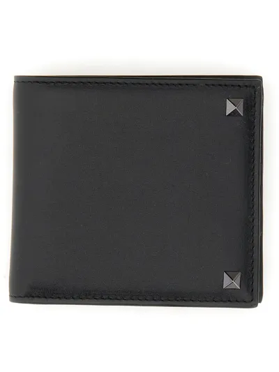 Valentino Garavani Rockstud Wallet In Black