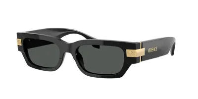 Versace Man Sunglass Ve4465 In Dark Grey