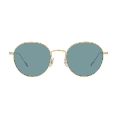 Oliver Peoples Womens Gold Ov1306st Altair Phantos-frame Titanium Sunglasses