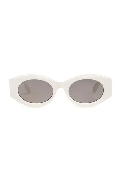 Alaïa Cat Eye Frame Sunglasses In White