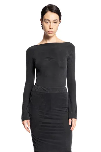 Alainpaul Woman Black Tops