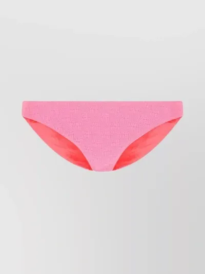 Alexander Wang Logo-print Bikini Bottoms In Pink