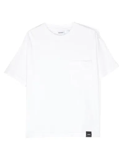 Aspesi Kids' Cotton T-shirt In White