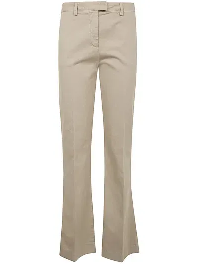 Aspesi Flared Trousers In Grey