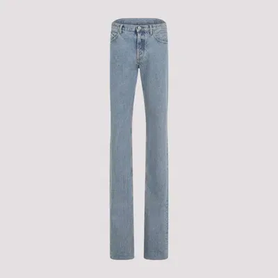 Attico Cotton Jeans In Blue