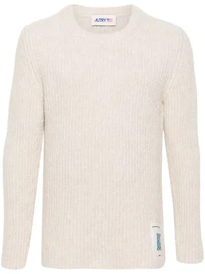 Autry Fisherman-knit Sweater In Multicolor