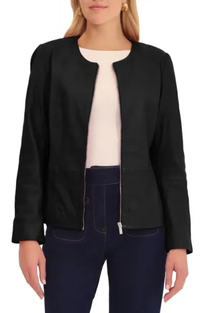 Bagatelle Faux Leather Jacket In Black