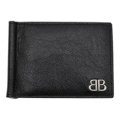 Balenciaga Monaco Bifold Wallet In Black